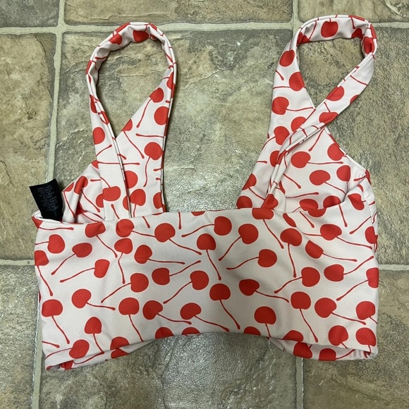 Beach riot cherry Bowie top XS - Picture 3 of 4